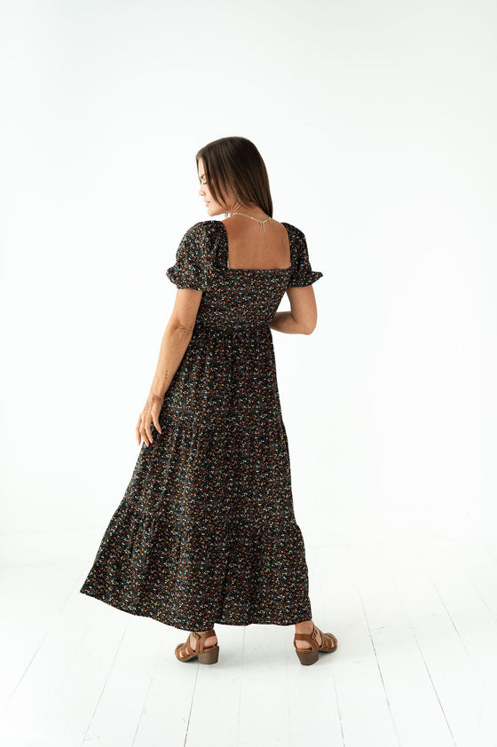 Saige Smocked Dress— Size Small Left