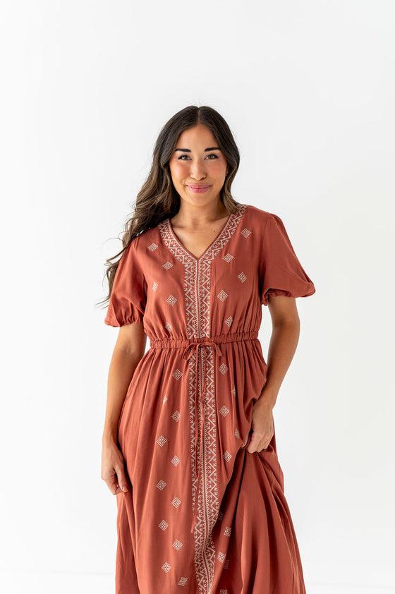 Colleen Embroidered Dress