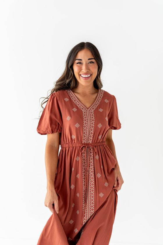 Colleen Embroidered Dress