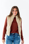 Torrey Corduroy Vest in Cream