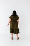 Mollie Midi Dress in Olive