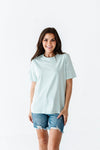 Abbie Crewneck T-Shirt in Mint