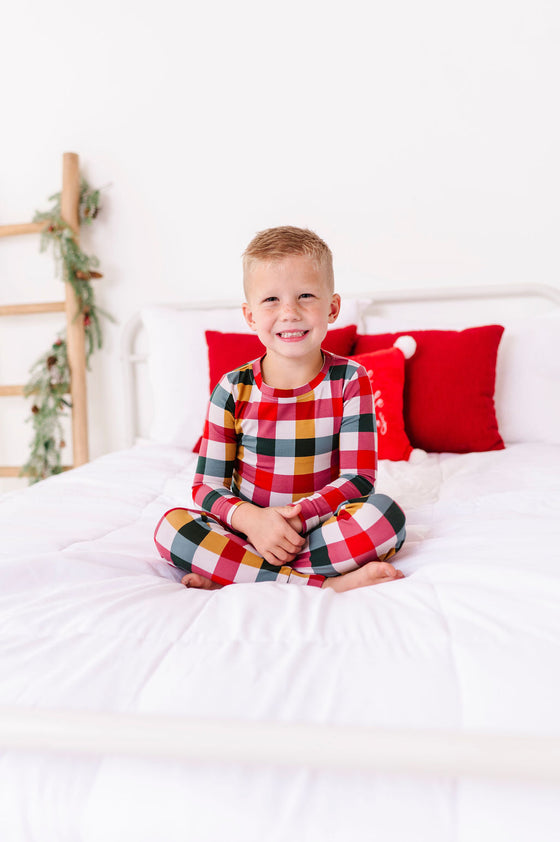 Children's You Had Me At Plaid Pajama Set