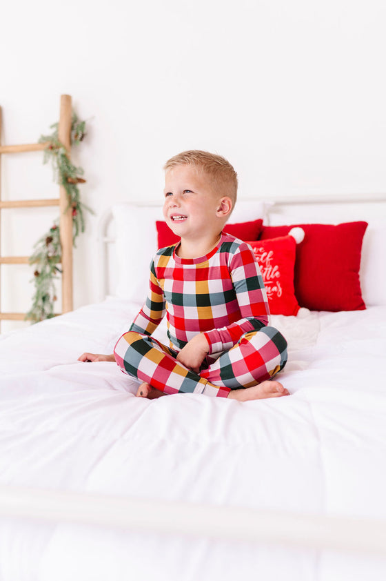 Children's You Had Me At Plaid Pajama Set