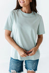 Abbie Crewneck T-Shirt in Mint