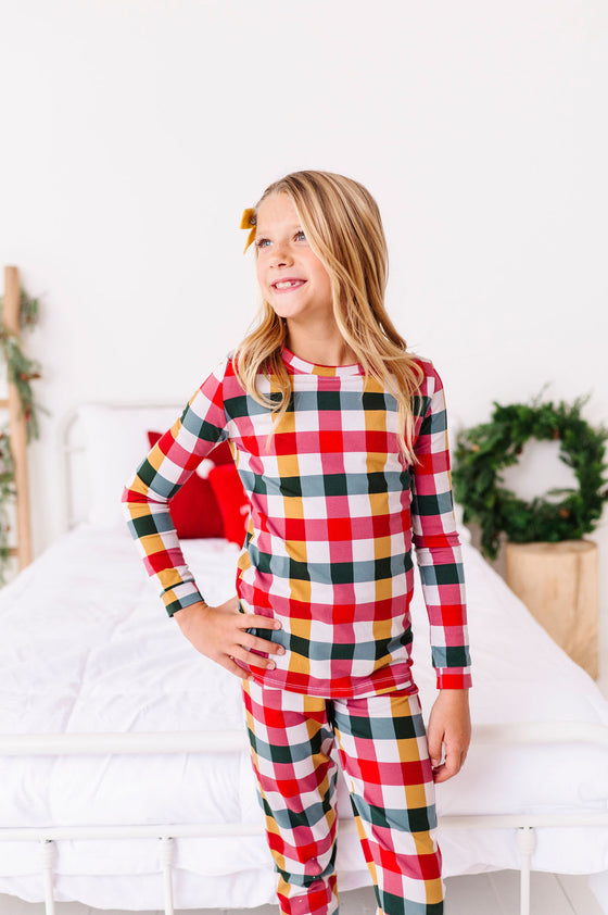 Children's You Had Me At Plaid Pajama Set