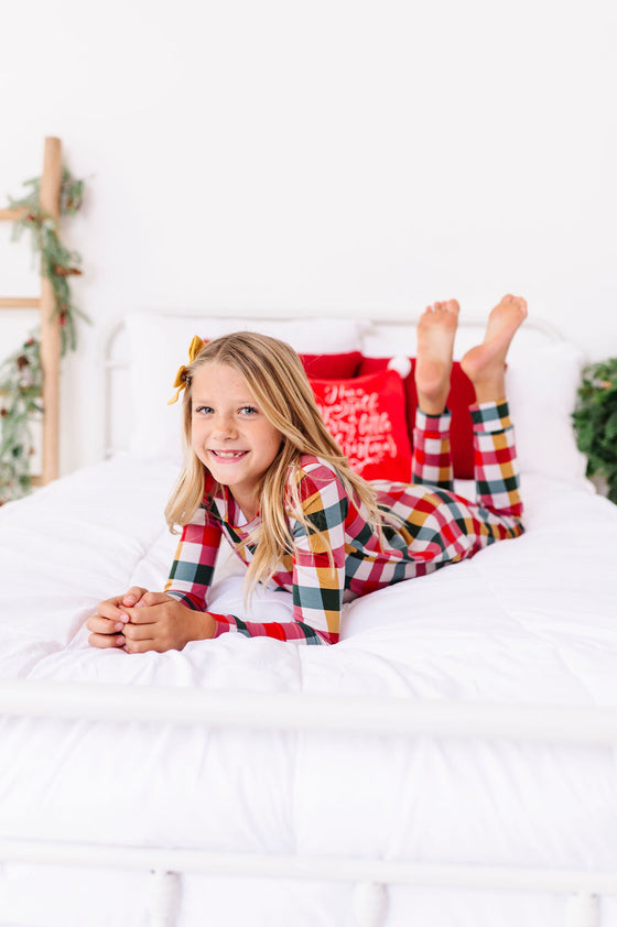 Children's You Had Me At Plaid Pajama Set