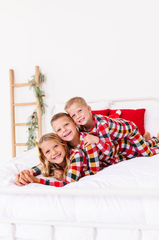 Children's You Had Me At Plaid Pajama Set