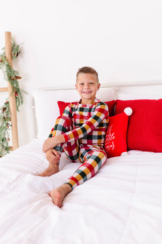 Children's You Had Me At Plaid Pajama Set