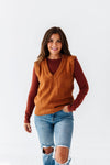 Kori Basic Ribbed Top in Copper