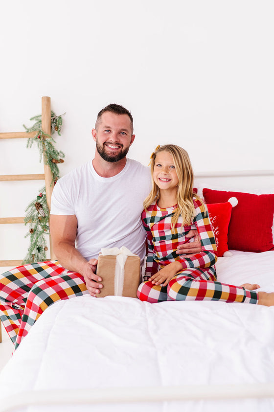 Children's You Had Me At Plaid Pajama Set