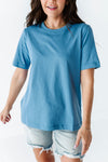 Abbie Crewneck T-Shirt in Blue