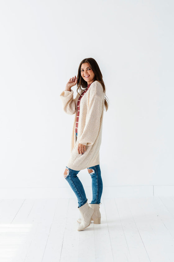 Chilton Cardigan in Oatmeal