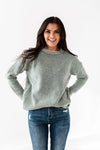 Tori Ribbed Sweater in Dusty Sage