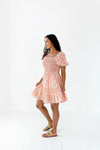 Grace Smocked Dress in Rosy Pink