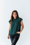 Annie Sweater Top in Forest