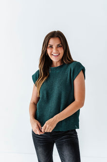  Annie Sweater Top in Forest