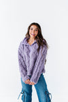 Shelley Bear Hug Pullover in Lavender