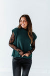 Annie Sweater Top in Forest