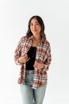 Rowan Plaid Button Up in Red