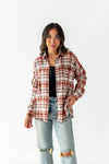 Rowan Plaid Button Up in Red