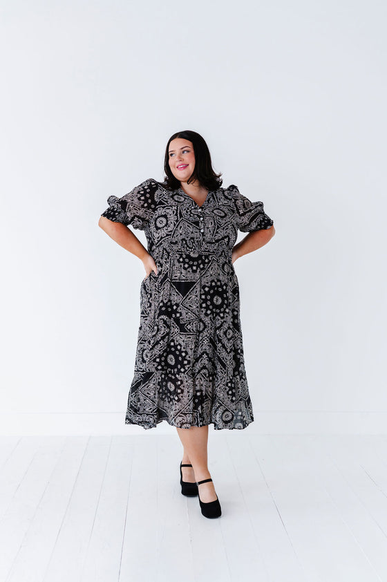 Brinkley Paisley Print Dress