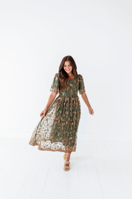 Francesca Embroidered Dress