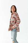 Rowan Plaid Button Up in Red