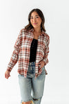 Rowan Plaid Button Up in Red