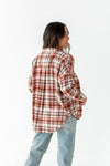 Rowan Plaid Button Up in Red