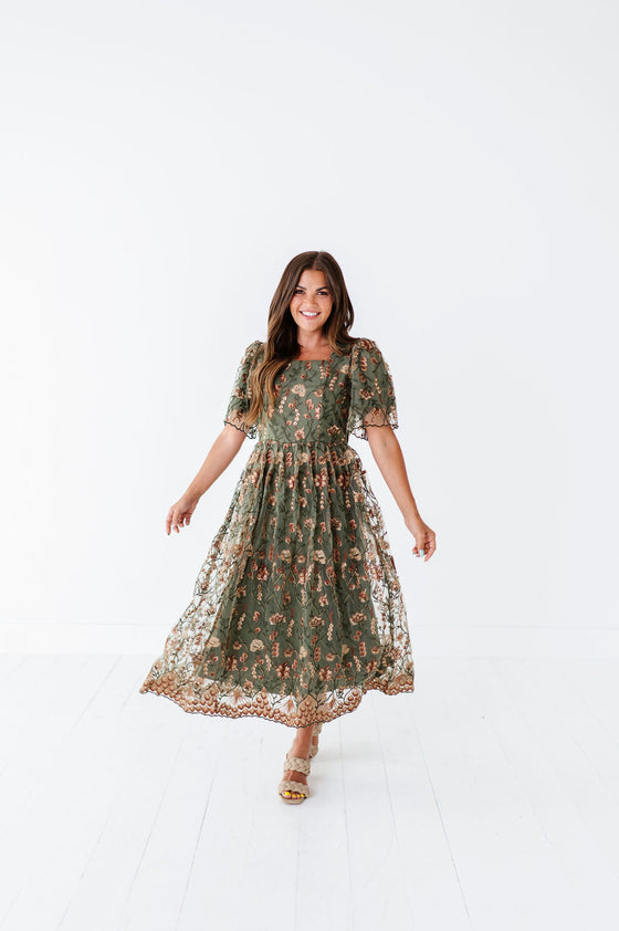 Francesca Embroidered Dress