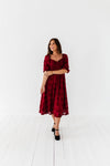 Evelyn Dress in Burgundy