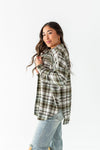 Rowan Plaid Button Up in Olive