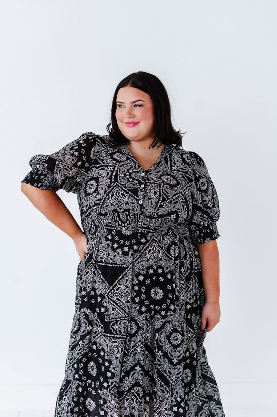 Brinkley Paisley Print Dress