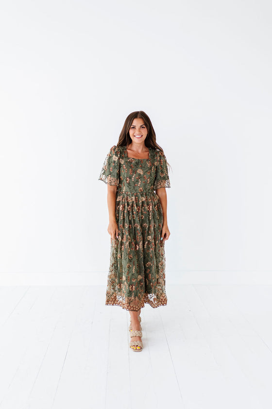 Francesca Embroidered Dress