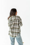 Rowan Plaid Button Up in Olive