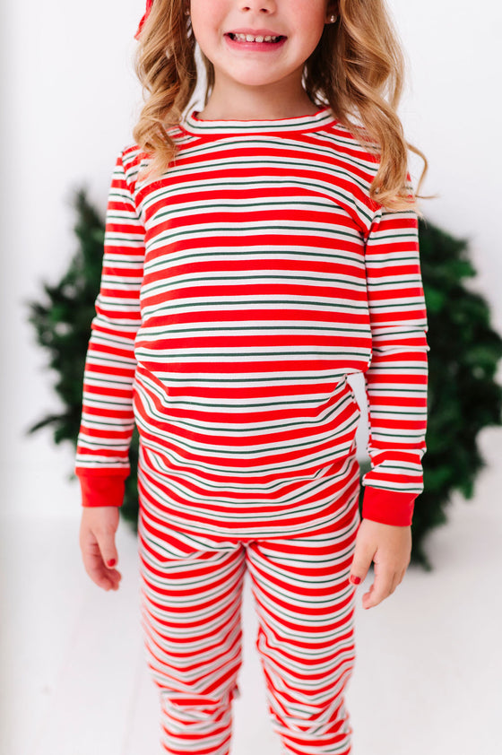 Children's Stripe Right Pajama Set