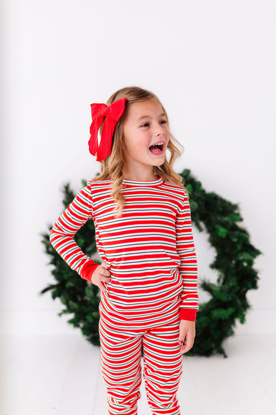 Children's Stripe Right Pajama Set