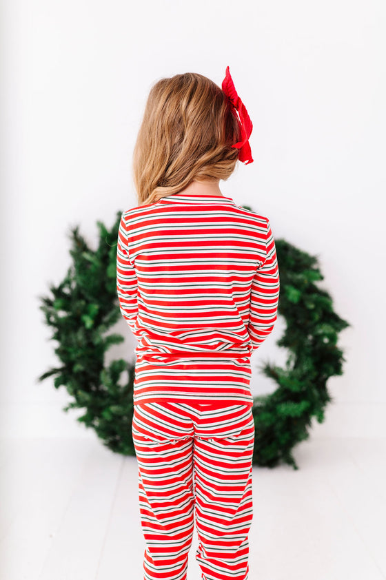 Children's Stripe Right Pajama Set