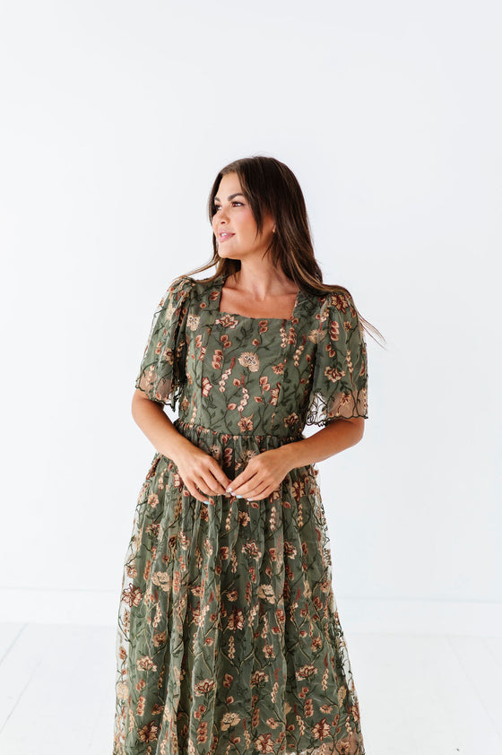 Francesca Embroidered Dress