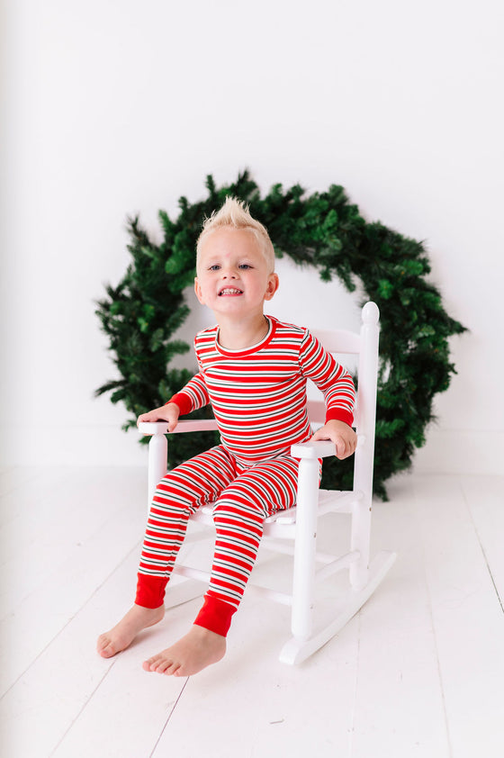 Children's Stripe Right Pajama Set