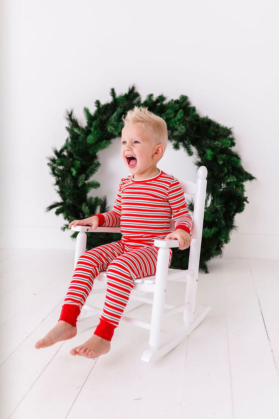 Children's Stripe Right Pajama Set