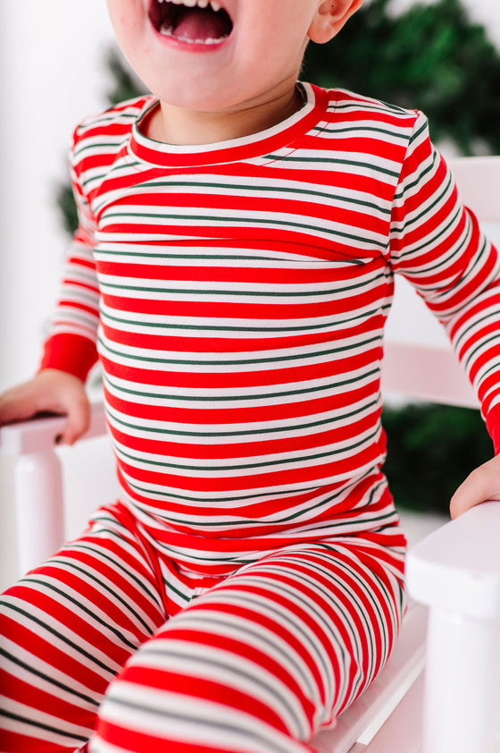 Children's Stripe Right Pajama Set