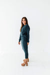 Opal Knit Set in Dark Navy - Size Small Left