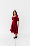 Evelyn Dress in Burgundy