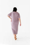 Harper Short Sleeve Dress in Lavender