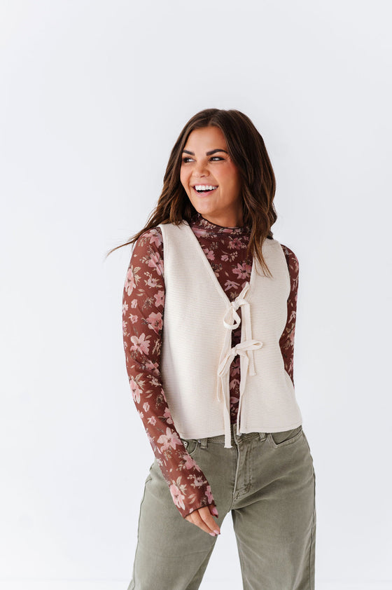 Mila Tie Front Vest