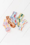 Lovely Colorblock Socks in Camel Mix