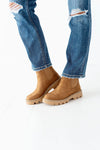 Piper Suede Boots in Tan