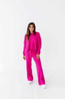  Mattie Lounge Set in Magenta